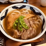 饂飩店よこやま - 上田のお揚げさんを使われてます。