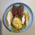 レア天丼 銀座 三よし - ■合盛 ¥2200