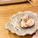 地葉はなれ - 2025.1.  胸肉のたたき