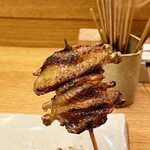 地葉はなれ - 2025.1.  手羽先(ホロホロ鳥)