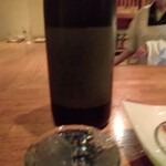 ニュースナック 星 がき - ピンボケしてますが日本酒です。