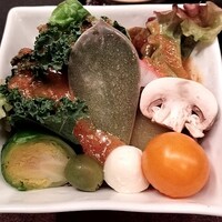 鉄板焼 赤坂 - 生野菜