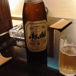 ビールはドライでした