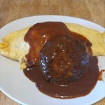 ひるごはん ばんごはん食堂 - オムバーグ(デミ)
