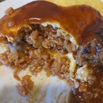 ひるごはん ばんごはん食堂 - オムライス(断面)