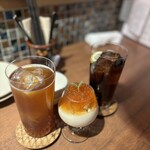 fours - カリフラワーのムース (+燻製ほたて、いくら)