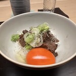 徳ㇵ本也 - ❸牛時雨煮　黄身