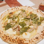 da shima - サルシッチャと香草のピザ