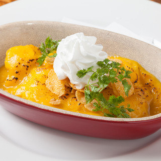 ☆女性に大人気！カボチャとサツマイモのsweetsグラタン☆