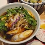 上方レインボー - つけ汁
