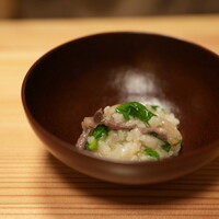 柚木元 - 本州鹿メスのバラ肉の粥