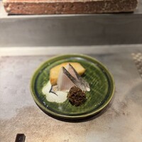 鮨 惣五郎 - 鰆、海老芋唐揚げ、赤味噌牛蒡