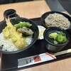 弦 - ミニ天丼定食