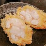 とんかつ小金庵 - 「海老カツ」だけ遅れて到着！これも新規開店のお店の「味」のうちさ(*´艸｀*)