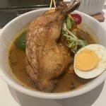 北海道スープカレー Suage 丸の内店 - チキンレッグと７種の野菜カレー