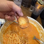 はらっぱ - 残ったソースはパンをつけて。