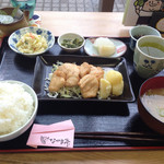 なかま亭 - おすすめ定食  鳥の胸肉唐揚げ6/13