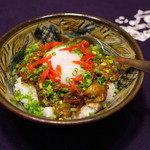 たぬき屋 - 玉すじ丼