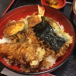 美の路 - 天丼はガッツリボリューミー♪