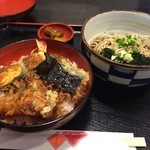 美の路 - ランチの天丼蕎麦セット780円