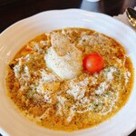 二十一味家 - どう？野菜トッピング忘れたけど