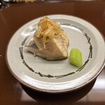 片折 - 鰆なんば焼き、ちしゃとう(茎レタス)