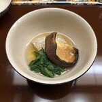 片折 - 蕎麦がき、金沢春菊、能登椎茸
