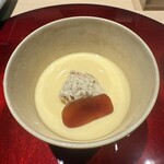 鮨白 - カニとカラスミの茶碗蒸し