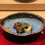 鮨白 - タコと蒸し鮑　