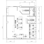炭火焼肉リバティ - 店内図面（貸切もご相談ください！）