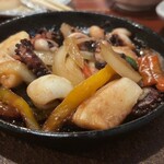 立ち呑み酒場 K - いかバター鉄板焼き
