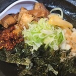 らぁめんつけ麺 喜竹 - 料理写真:油そばの具材
