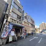 安兵衛 - 右に曲がると、徳島駅が見えてくる立地の良さ♥
      