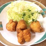 安兵衛 - アンコウの唐揚げ530円 さっくりしていて食べやすい！