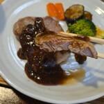 キッチン ブルー グローブ - ソテーは柔らか肉厚、ジューシー