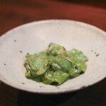 alvonero - ２０２５年１月再訪：春菊と岡山の牡蠣を使ったジェノベーゼ / ラガーネ☆