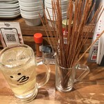 骨付鳥、からあげ、ハイボール がブリチキン。 - 