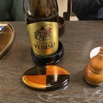 いづもや 別館 - エビスビール（2025年1月21日撮影）