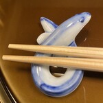 いづもや 別館 - うなぎの箸置き（2025年1月21日撮影）