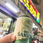 PHO HAI TRIEU - 2杯目はサイゴンビアで一人乾杯