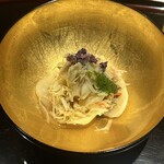 眞善美 - 越前蟹　お味噌　解し身　百合根　ジョーマソース