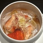 眞善美 - 冰粉(ビィンフェン)ゼリー　胡麻豆腐　いちご