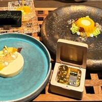 SAAWAAN BISTRO - 友人のお祝いでオーダーした誕生日プレート