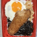セイコーマート - 海苔弁当　フタ取ったよ