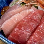 お食事処 だんらん日和 - ランチ(\1,980)　年の瀬鉄火丼（マグロ）