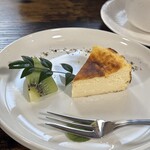 お食事処 だんらん日和 - ランチ(\1,980)　デザート（バスクチーズケーキ）
