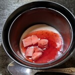 海鮮問屋 ふじ丸 - イチゴの杏仁豆腐