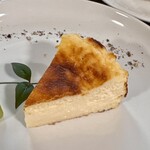 お食事処 だんらん日和 - ランチ(\1,980)　デザート（バスクチーズケーキ）