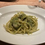 Osteria da K.[kappa]  - カキのジェノベーゼ、リングイネ