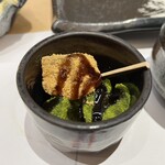 赤坂 鮨葵 - デザート。葛餅（抹茶ときな粉）